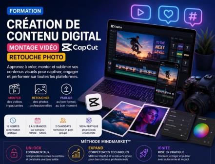 Creation de Contenu (CapCut, InShot) - TSI Sousse
